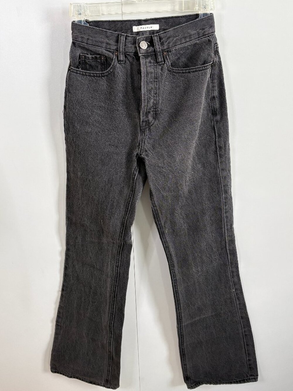 Pacsun Blackwash High-Waist Boot Cut Jeans | 23